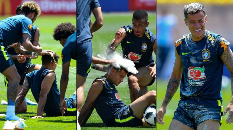 Watch: Neymar's prank on Philippe Coutinho as he turns 26 Watch: Neymar's prank on Philippe Coutinho as he turns 26