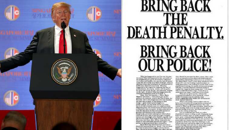 Donald Trump and the Central Park five conflict