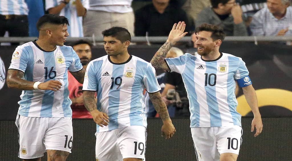 Messi scores record goal as Argentina thrash Venezuela