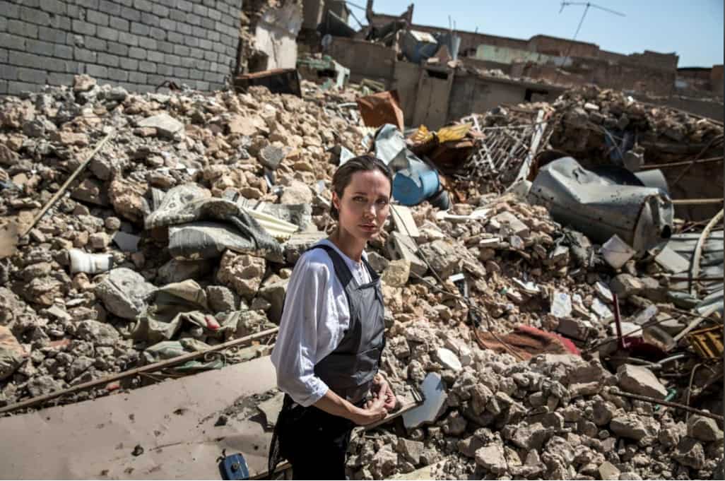 'Worst devastation I have seen,' says Angelina Jolie in Iraq's Mosul