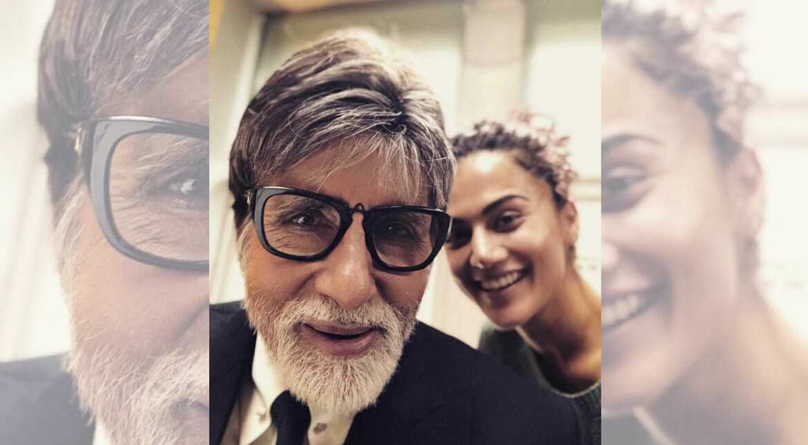 Amitabh Bachchan, Taapsee Pannu share first picture from the sets of 'Badla' Amitabh Bachchan, Taapsee Pannu share first picture from the sets of 'Badla'