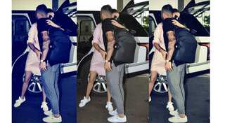In photos: Anushka Sharma hugs husband Virat Kohli at airport as he leaves the city