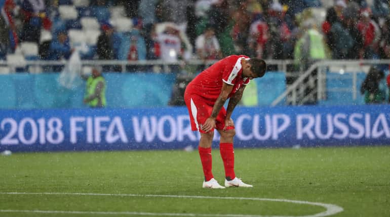 Serbia must take hard road after painful loss to Switzerland