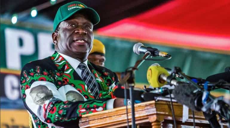 Zimbabwe arrests Mnangagwa critic over Facebook post