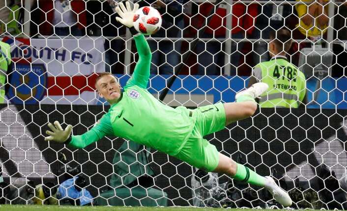 'I don't care if I'm not the biggest goalkeeper,' says Pickford after stopping Colombia