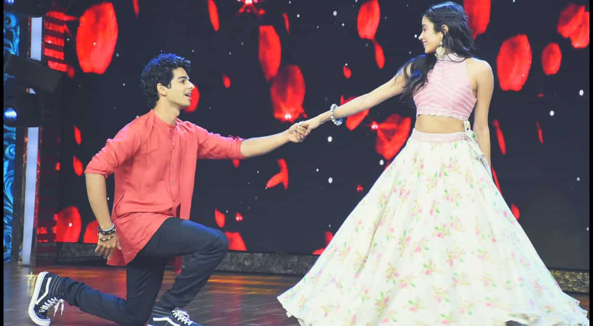 The two newcomers play modern day Romeo-Juliet in the upcoming film 'Dhadak'