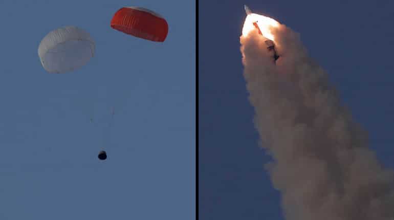 In a first, ISRO tests 'crew escape system' for astronauts In a first, ISRO tests 'crew escape system' for astronauts