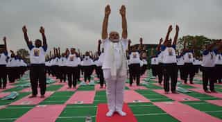 Indian PM takes centre stage, leads 2nd International Yoga Day celebrations