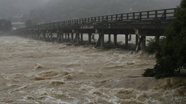 Togetsu bridge on the Katsura River