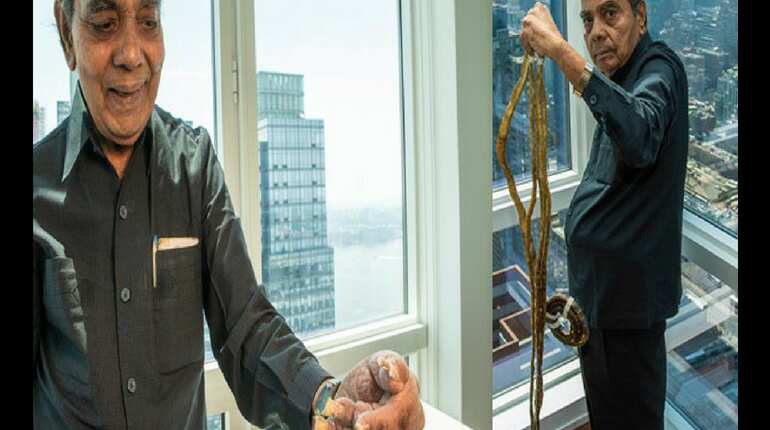 The man with world's longest nails cuts them after 66 years The man with world's longest nails cuts them after 66 years