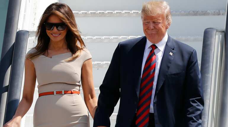 Departing for India with Melania! Trump tweets as he emplanes for Ahmedabad