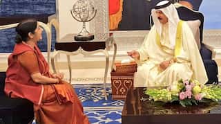 Swaraj calls on Bahrain's PM, co-chairs joint commission meeting with counterpart