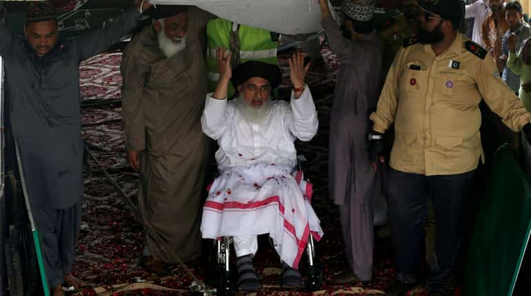 Fiery rhetoric from a wheelchair