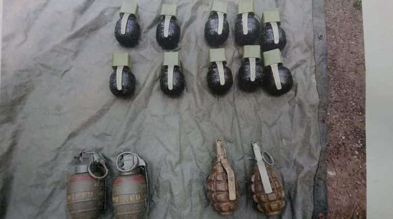7 firearms, 14 hand-grenades, 401 rounds discovered in J&K's Poonch 7 firearms, 14 hand-grenades, 401 rounds discovered in J&K's Poonch