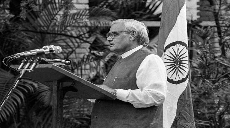 Atal Bihari Vajpayee and his father were classmates in Kanpur law college