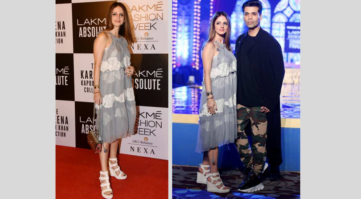 Karan Johar and Suzanne Khan