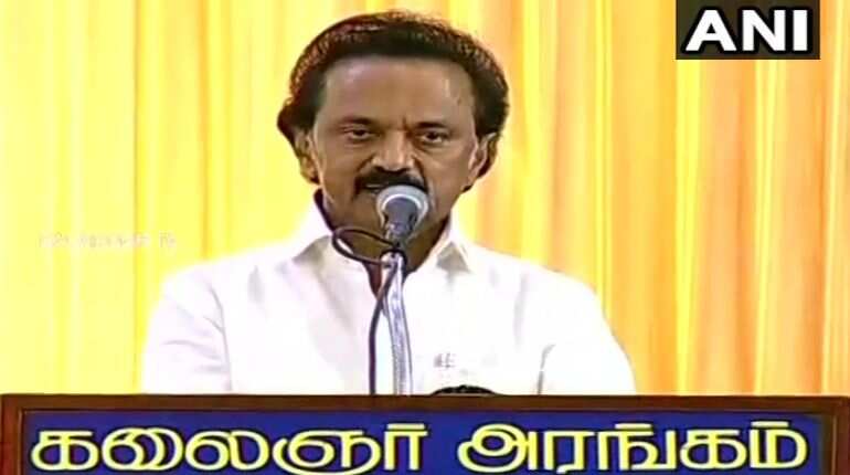 Tamil should be made compulsory in Central government offices: Stalin Tamil should be made compulsory in Central government offices: Stalin