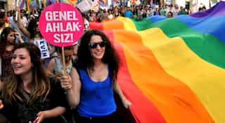 Turkish police fire tear gas in Istanbul to disperse Gay Pride activists