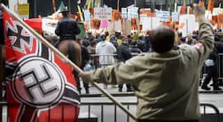 Stabbing spree breaks out at neo-Nazi rally in California, 7 hospitalised