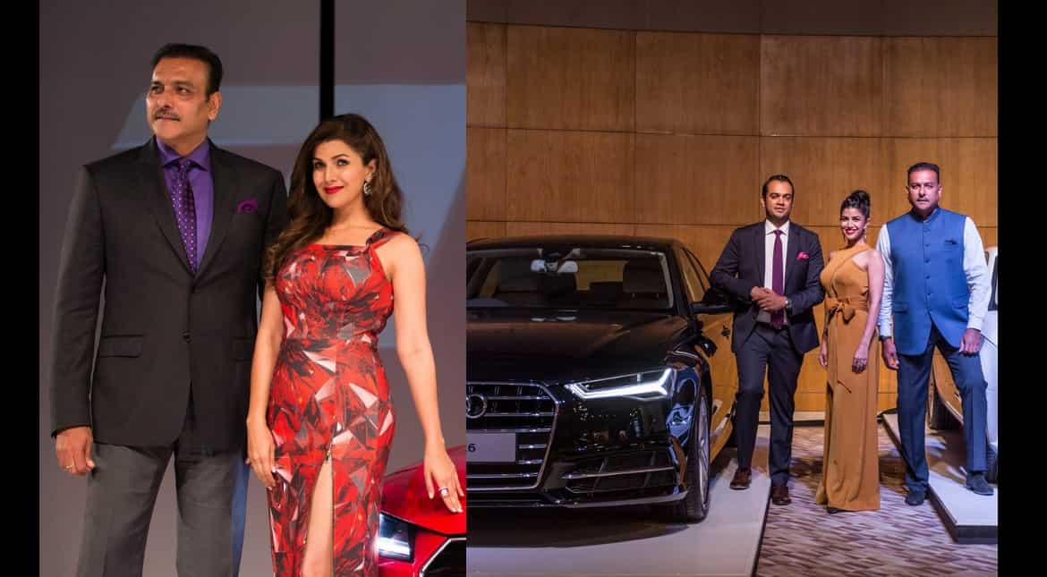 Ravi Shastri and Nimrat Kaur