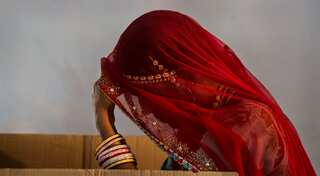 Woman inked with expletives over dowry in northwestern India