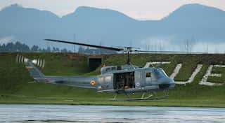 Helicopter crash kills 17 Colombian soldiers