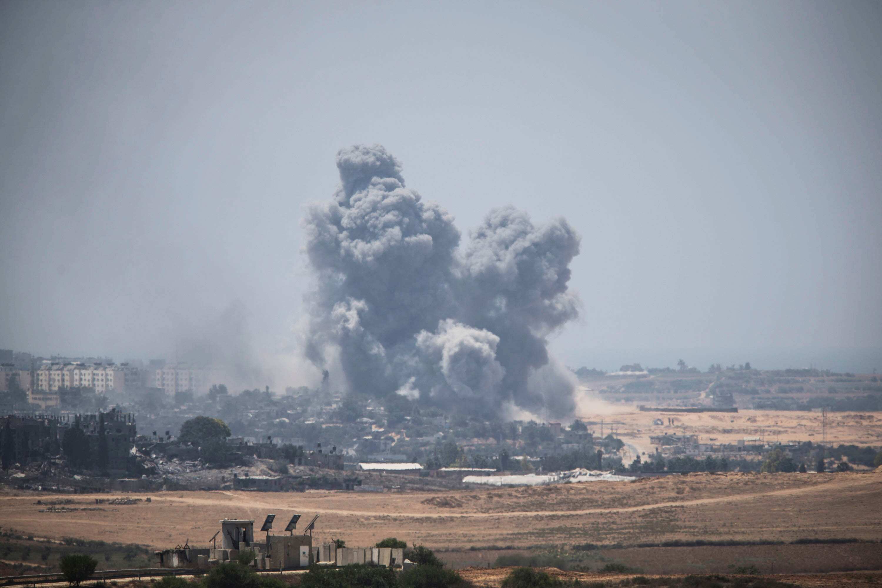 Three Palestinians killed by Israeli fire during protest along Gaza border Three Palestinians killed by Israeli fire during protest along Gaza border
