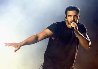 In new Instagram post, Drake shows off huge collection of lingerie thrown at him on stage