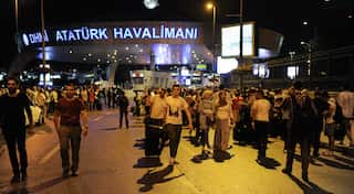 Passengers arriving at JFK from Turkey horrified by suicide attack at airport