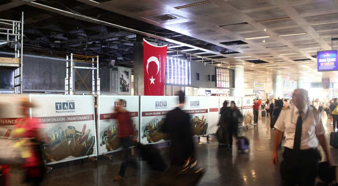 Bayoudh was at the airport to meet his wife.