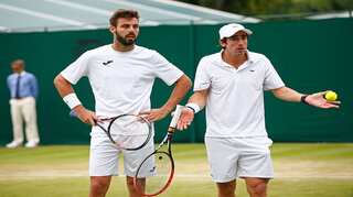 Refused toilet break, Cuevas and Granollers hold sit-down protest at Wimbledon