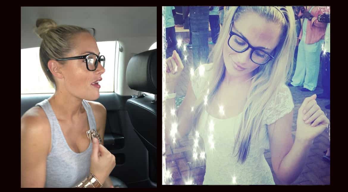 Steenkamp was a keen horse rider until she broke her back in a fall in her early 20s and had to learn to walk again. (Pictures taken from her twitter and Instagram account)