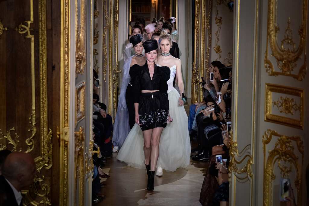 Children: Paris haute couture week's latest accessory