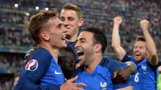 France beat Germany 2-0 to reach Euro final