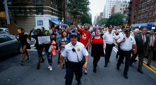 Protests in US cities as Dallas shooting rocks race relations