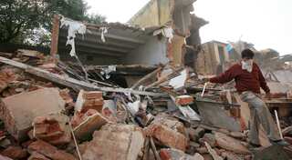 4 die in building demolition in north India