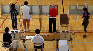 Japan votes in upper house election