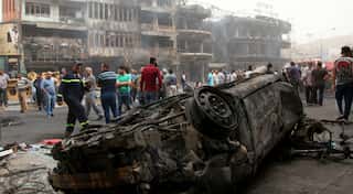 Car bomb kills nine north of Baghdad, say sources