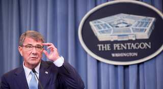 Pentagon chief lands in Afghanistan