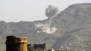 Coalition air strikes in Yemen kill more than 60 rebels, inmates