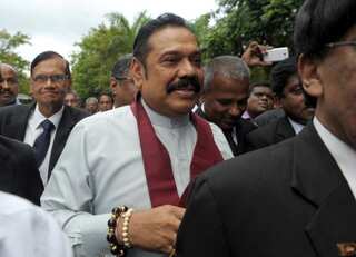 Sri Lankan Prime Minister Mahinda Rajapaksa arrives in New Delhi on a 5-day state visit