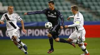 Champions League: Real Madrid held to 3-3 draw against Legia Warsaw