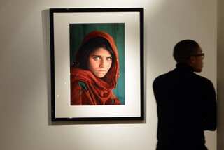 National Geographic’s famous green-eyed 'Afghan Girl' arrived in Italy after evacuation