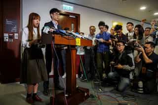 China wades into Hong Kong rebel lawmaker oath battle