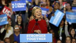 Clinton all-clear from FBI sends global stocks surging