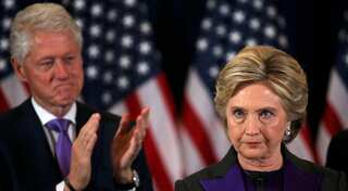 Hillary Clinton blames FBI director for loss
