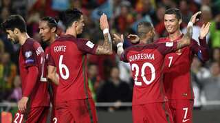 Ronaldo scores twice, misses penalty in Portugal win