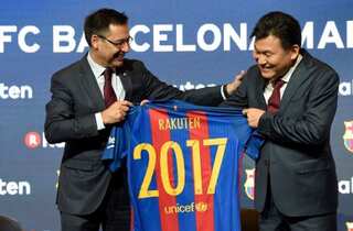 Football: Barca strikes new sponsorship deal with Japan's Rakuten