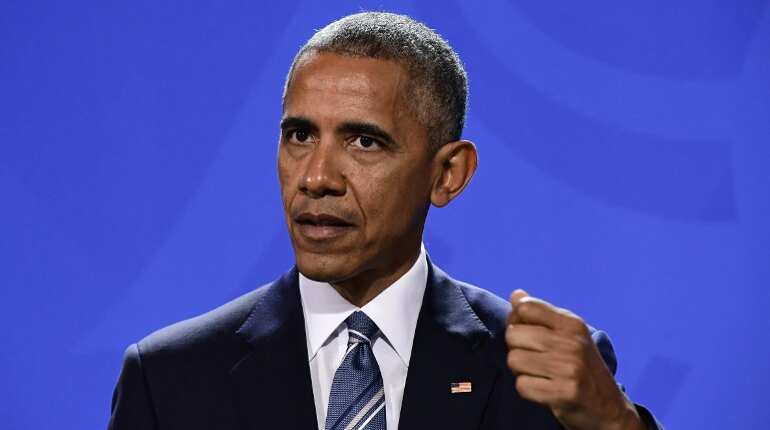 Obama hopes Trump will stand up against Russia