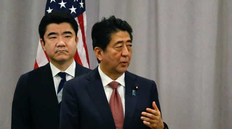 Abe meets Trump, calls him able
